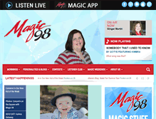 Tablet Screenshot of magic98.com